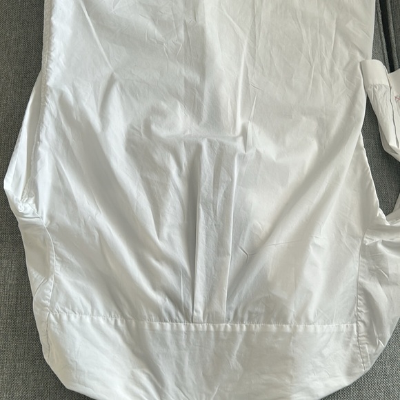 PINK Thomas Pink London Carmen crisp white lace front button-up blouse size 10 - Picture 13 of 13